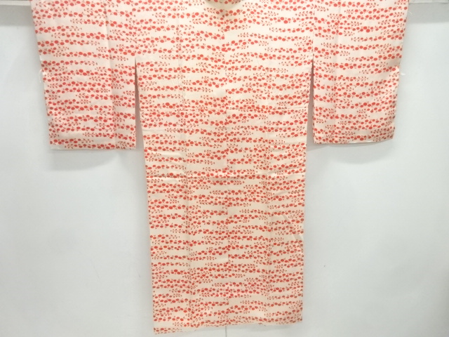 JAPANESE KIMONO / JUBAN / SILK / FLOWERS